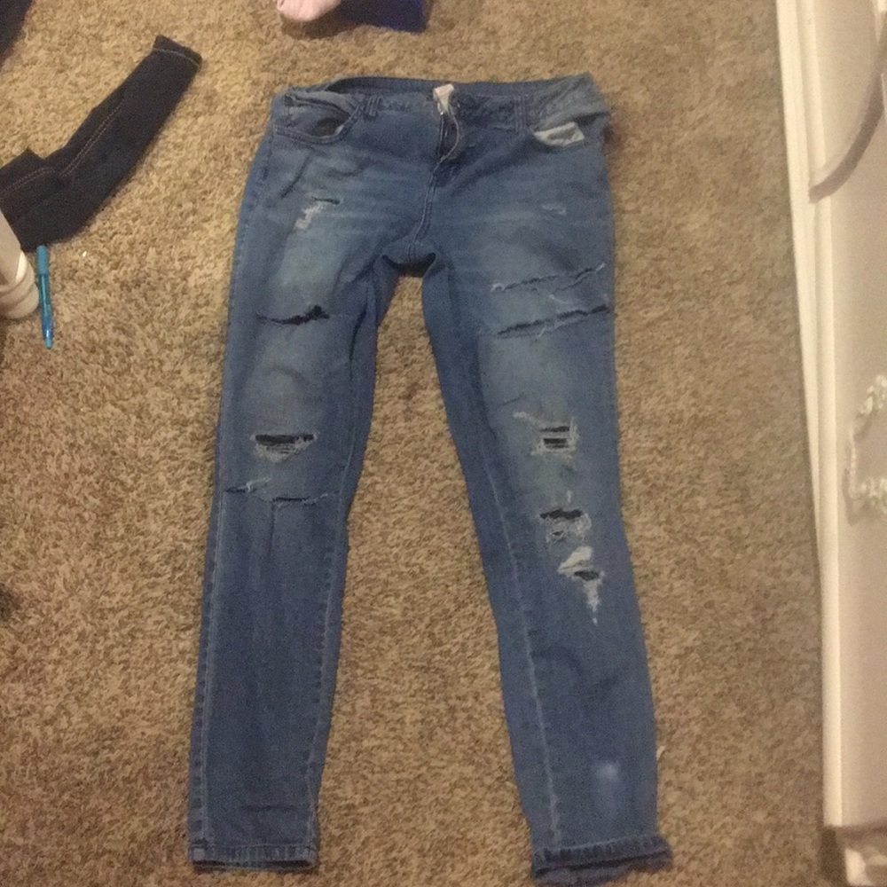 ripped jeans